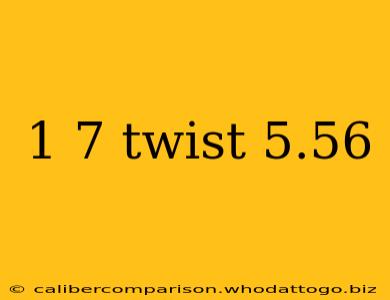 1 7 twist 5.56