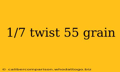 1/7 twist 55 grain