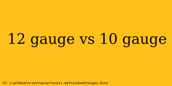 12 gauge vs 10 gauge