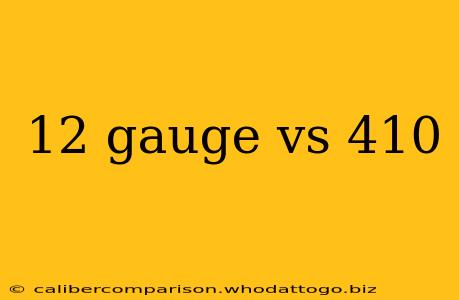 12 gauge vs 410