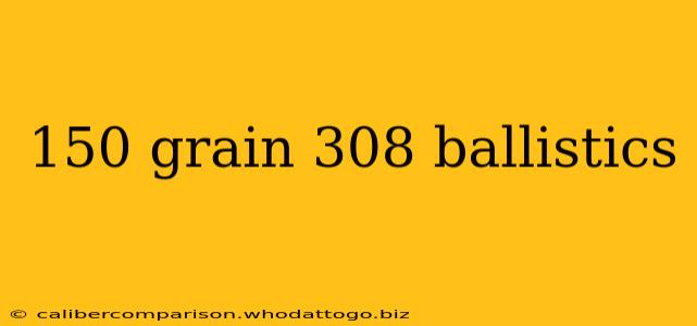 150 grain 308 ballistics