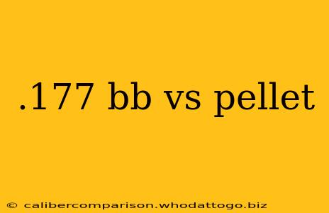 .177 bb vs pellet