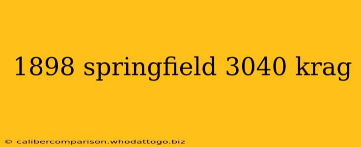 1898 springfield 3040 krag