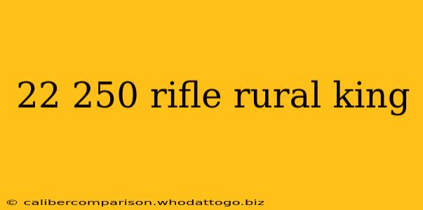 22 250 rifle rural king