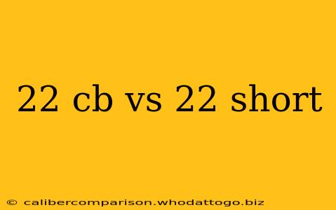 22 cb vs 22 short