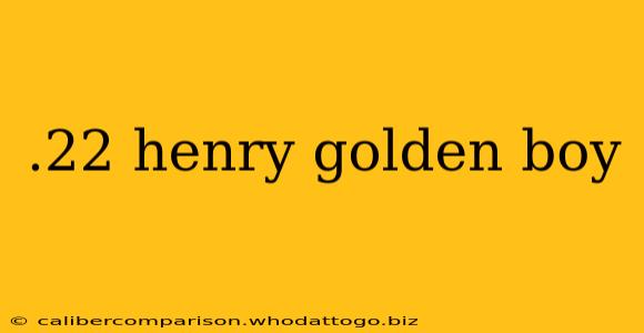 .22 henry golden boy