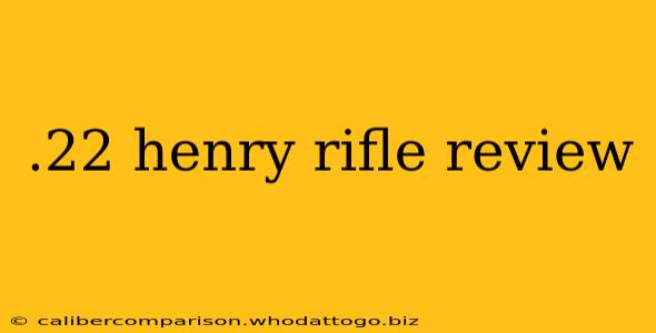 .22 henry rifle review