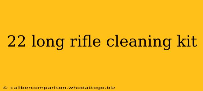 22 long rifle cleaning kit