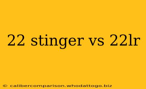 22 stinger vs 22lr