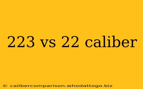 223 vs 22 caliber