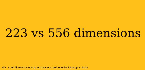 223 vs 556 dimensions