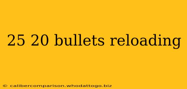 25 20 bullets reloading