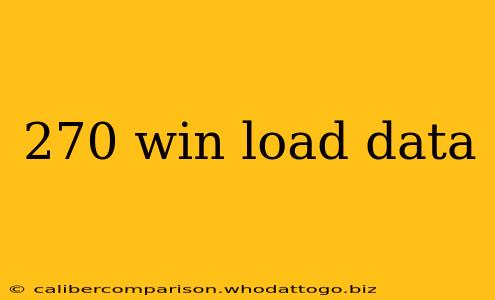 270 win load data