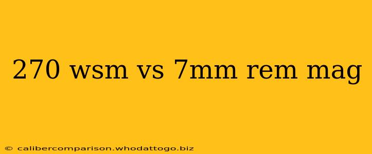 270 wsm vs 7mm rem mag