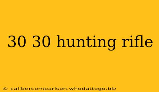 30 30 hunting rifle