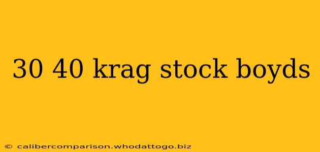 30 40 krag stock boyds