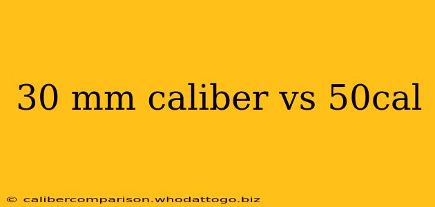 30 mm caliber vs 50cal