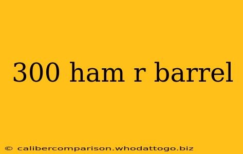 300 ham r barrel