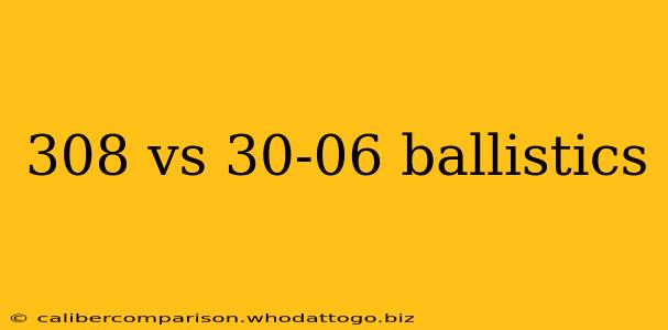 308 vs 30-06 ballistics