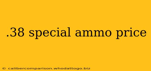 .38 special ammo price