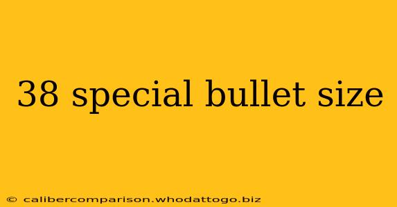 38 special bullet size