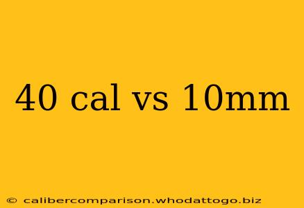 40 cal vs 10mm