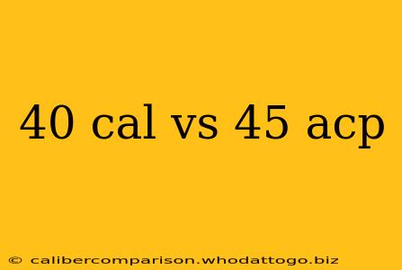 40 cal vs 45 acp