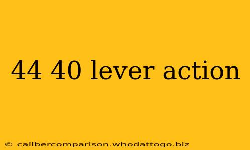 44 40 lever action