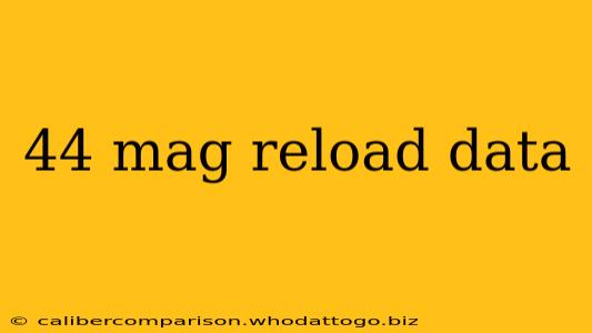 44 mag reload data