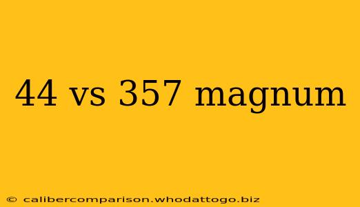 44 vs 357 magnum