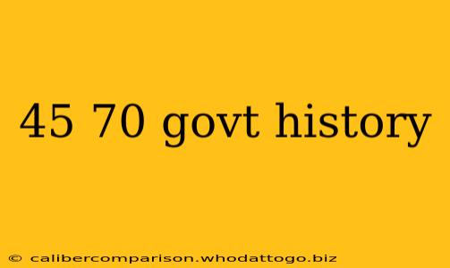 45 70 govt history