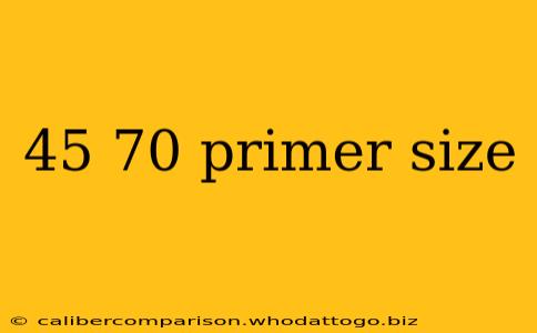 45 70 primer size