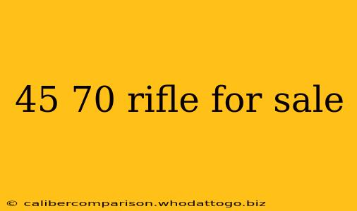 45 70 rifle for sale