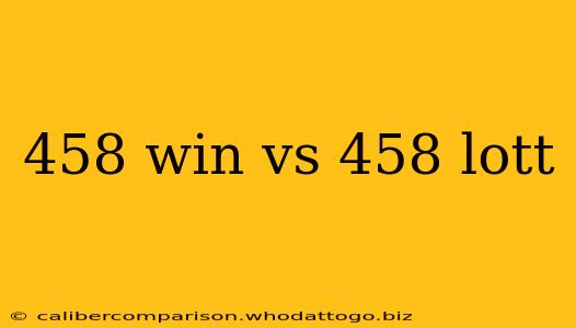 458 win vs 458 lott