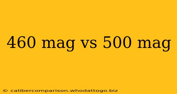 460 mag vs 500 mag