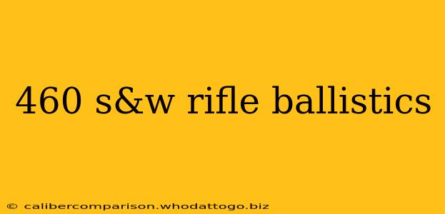 460 s&w rifle ballistics