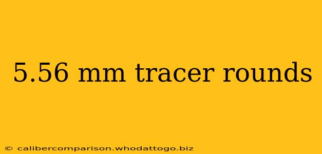 5.56 mm tracer rounds