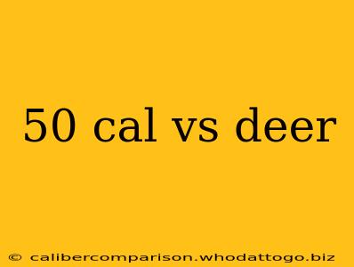 50 cal vs deer