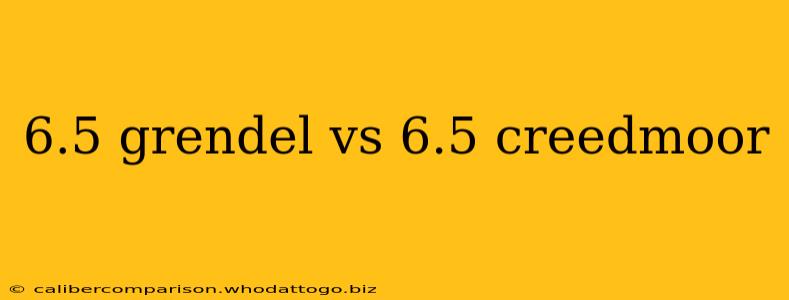 6.5 grendel vs 6.5 creedmoor