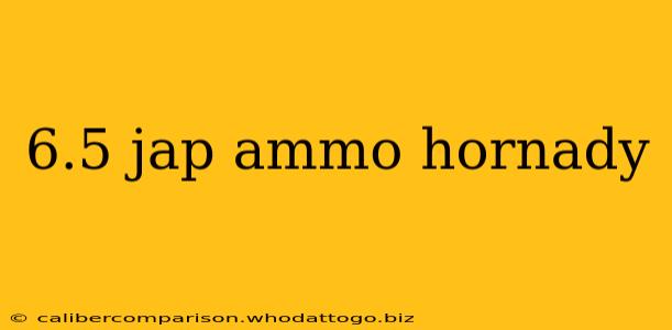 6.5 jap ammo hornady