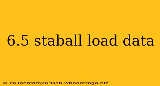 6.5 staball load data