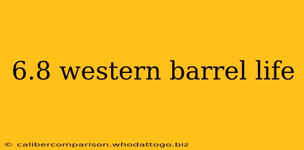 6.8 western barrel life