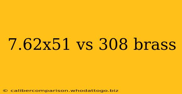 7.62x51 vs 308 brass