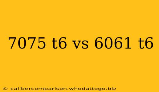 7075 t6 vs 6061 t6