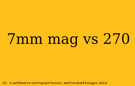 7mm mag vs 270