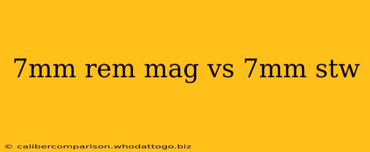 7mm rem mag vs 7mm stw