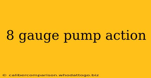 8 gauge pump action