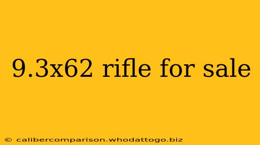 9.3x62 rifle for sale