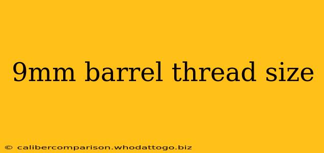 9mm barrel thread size