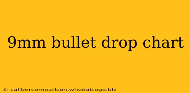 9mm bullet drop chart